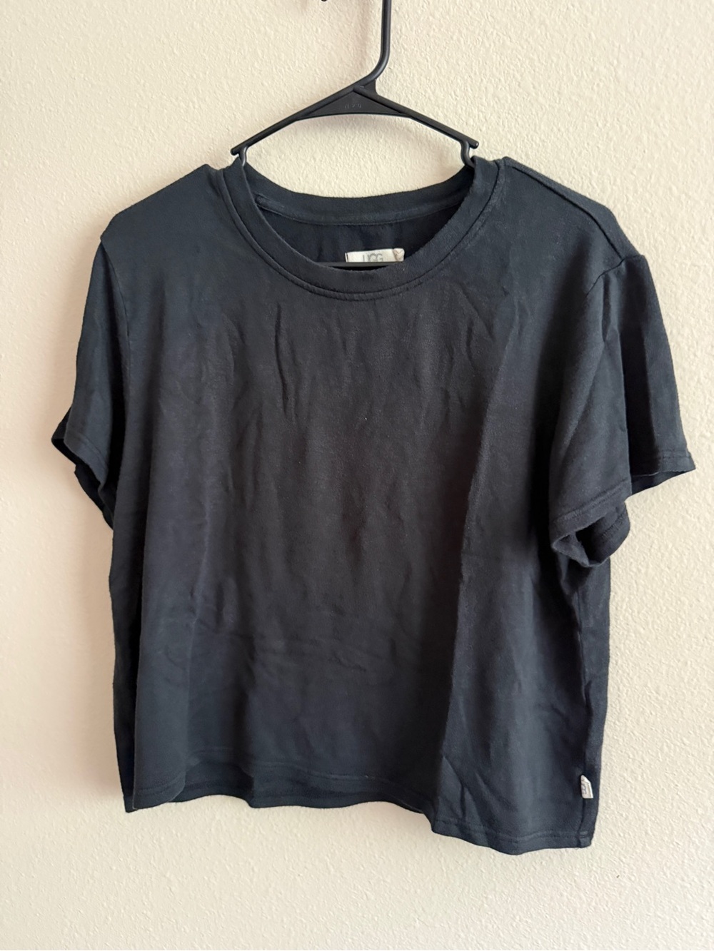 UGG Black Short-Sleeve Boxy Tee